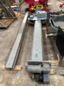 TRACK MOUNTED WELDING MANIPULATOR, PRESTON EASTIN 12' X 12' CAP. MDL. MA1212-HD, Mfg. 2010, Power Tr