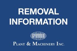 Removal Dates: Appointments between the hours below: Friday, June 26 8 AM to 4 PM Mon. - Thur., June