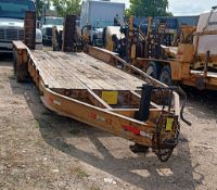 TRAILER, BELSHIRE FLAT, Mfg. 2007, 81"W. x 20'L. bed, w/ ramps, VIN: 16JF0202871044006, Lic. 002902K