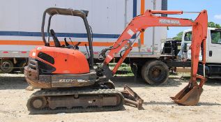 MINI EXCAVATOR, KUBOTA MDL KX121-3ST, diesel engine, 42 HP, OAL 16'9", OAW 5'7", digging depth 11.5'