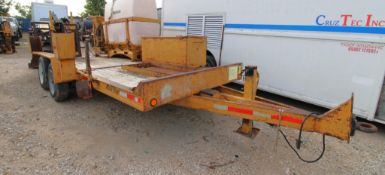 TRAILER, REDIHAUL UTILITY TRAILER, VERMEER DRILL, Mfg, 2000, 500 gal. water tank, Vermeer ST500 comp