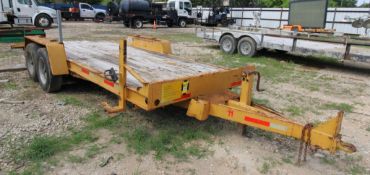 TRAILER, UTILITY, Mfg. 2000, 81"W. x 16'L. bed, no ramps, VIN: 47SS162T9Y1016433, Lic. 696433H (Loca