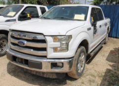 TRUCK, FORD F-150, Mfg. 2016, 4-door, VIN: 1FT7X2AT4FED06743, Mileage: N/A, Tag: HXT1777, No keys, P