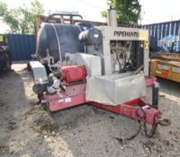 PIPEHUNTER TRAILER JETTER, Mfg. 2013, John Deere 115HP diesel engine, 4.5L, 3000 PSI/ 50 GPM Giant w