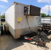 TRAILER, AMERICAN UTILITY, MOBILE COLD, Mfg. 2015, 7'W. x 16'L., VIN: 1A9EE2020FD853203, Lic. 495509