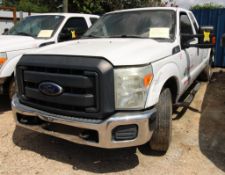 TRUCK, FORD F-250, Mfg. 2015, 2-door extended cab, 6.7L diesel, 8' bed, VIN: 1FT7X2ATGFEB92941, Mile