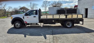 2017, FORD, F550XL SUPERDUTY, 4 X 4, FLATBED TRUCK