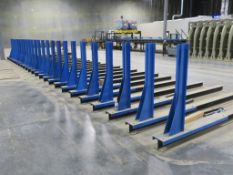 Fabricated Fit Up Rack, 54' Long, 10' Wide, Fabricated Construction