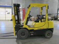 Hyster MDL 50XT, LPG Forklift, 4,600 Lb. Lift Capacity, 189" Lift, Side Shift, 342 Hours Indicated o