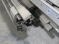 LOT: Extruded Aluminum Thresholds, Approximately 25' Long