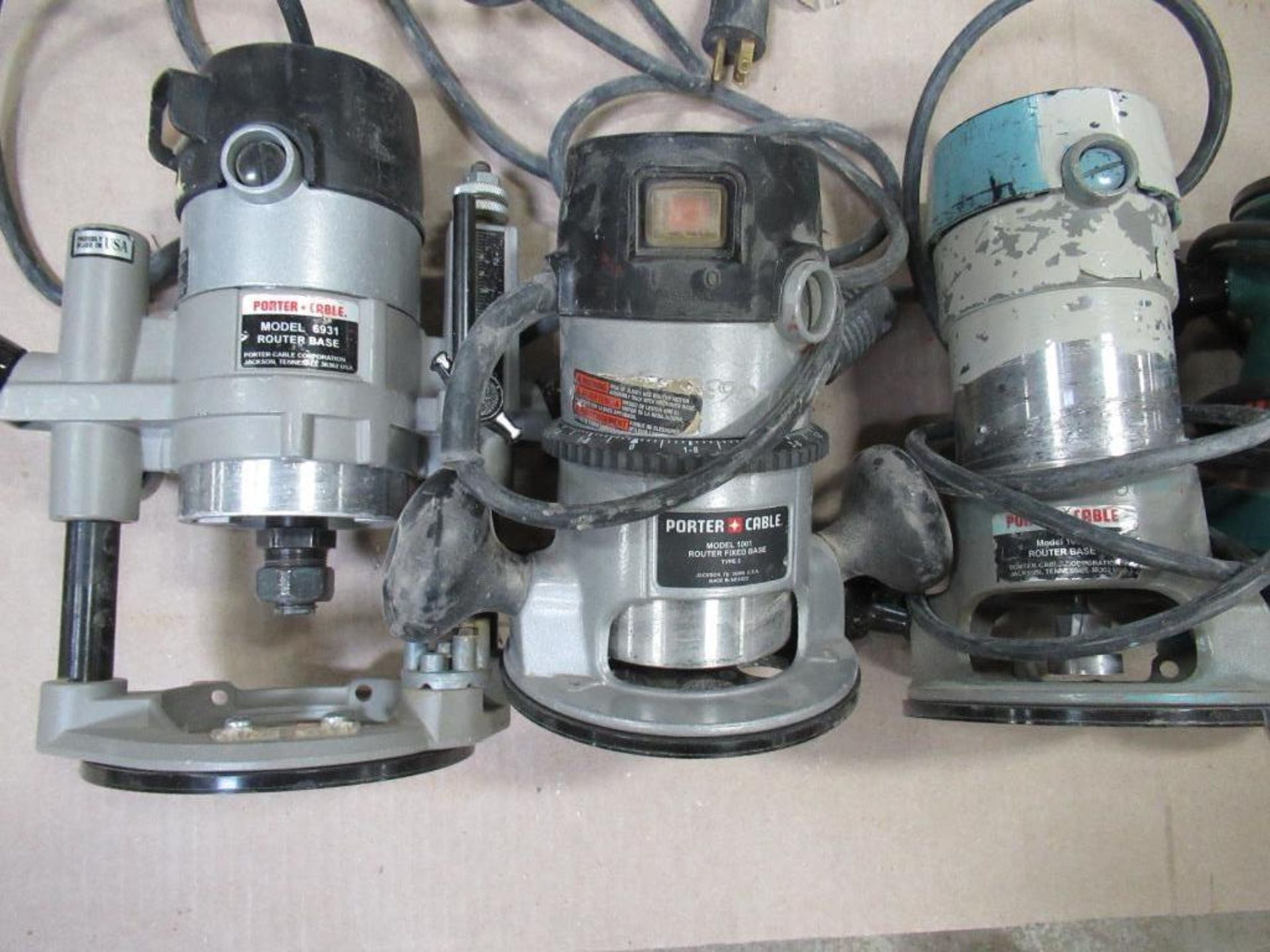 LOT: (6) Porter Cable Heavy Duty Routers