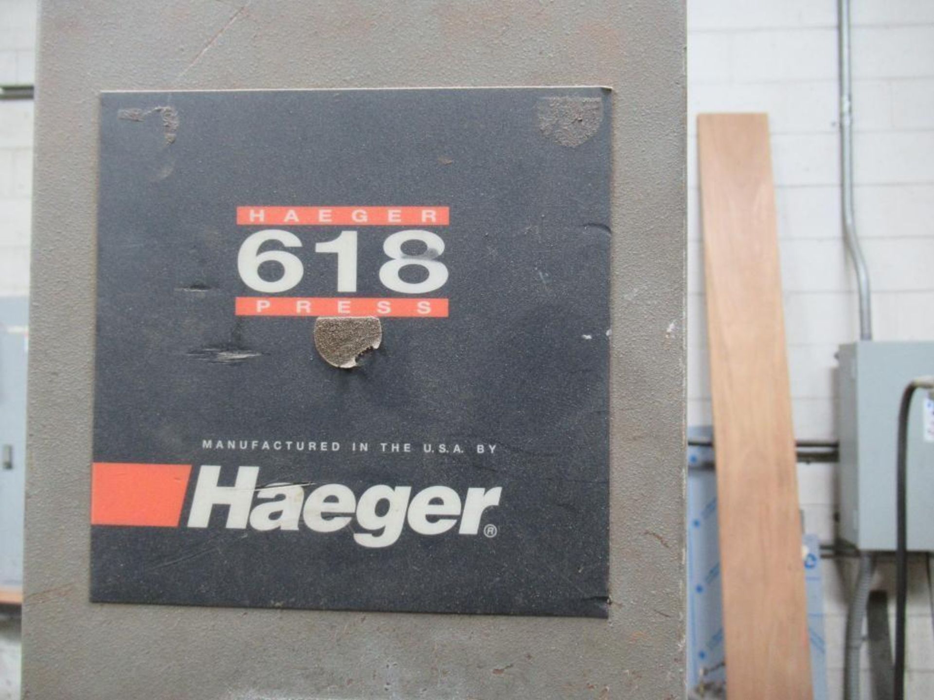 Haeger 618 6-Ton 18" Throat Hydraulic Insertion Press