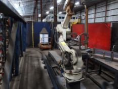 LOT: (2018) OTC Robotic 6 Axis Welding Cell w/ LT-ARC Slider-Mounted Robot, Preston-Eastin RHTM-14 S