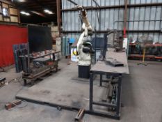 LOT: (2018) OTC Robotic 6 Axis Welding Cell, NB6L Long Arm Robot, RD11 Controller, DC Welding Power