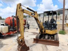 Cat 303.5E CR Compact Radius Mini Hydraulic Excavator, 12" Bucket, Rubber Track, VIN: KY02359 (2014)