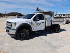 2018 Ford F-550 Super Duty 4x4 Dump Truck, 6.7 Power Stroke Diesel, Truckcraft 9' Aluminum Dump Body