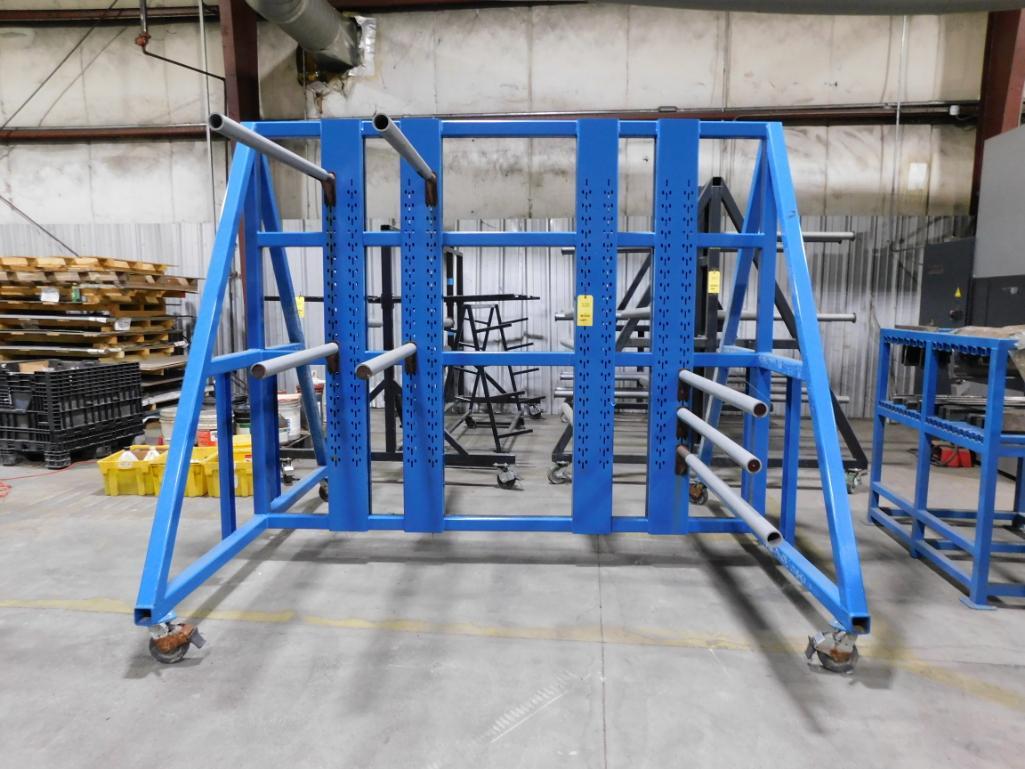 Rolling Rack Hardware Adjustable Arm Doublesided HD Rolling Material Rack, 112