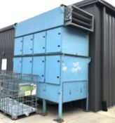 17,600 CFM DONALDSON TORIT MODEL ADMC-AD8 DRYFLO 8 CARTRIDGE DUST COLLECTOR, S/N 1G612837-001