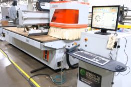 5'X10' HOLZHER MODEL DYNESTIC 7516 CNC ROUTER, S/N 27/1-102, NEW 2011