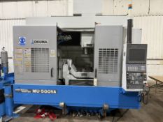 OKUMA MU-500VA 5-AXIS CNC VERTICAL MACHINING CENTER, S/N 127556, NEW 2007 "FROM AEROSPACE PLANT'