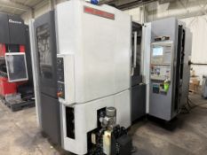MORI SEIKI NHX-4000 CNC HORIZONTAL MACHINING CENTER, S/N NHX40120206, NEW 2012