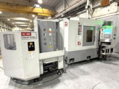 HAAS EC-400PP 4-AXIS CNC HORIZONTAL MACHINING CENTER, W/6 PALLET POOL, S/N 2052407, New 2007