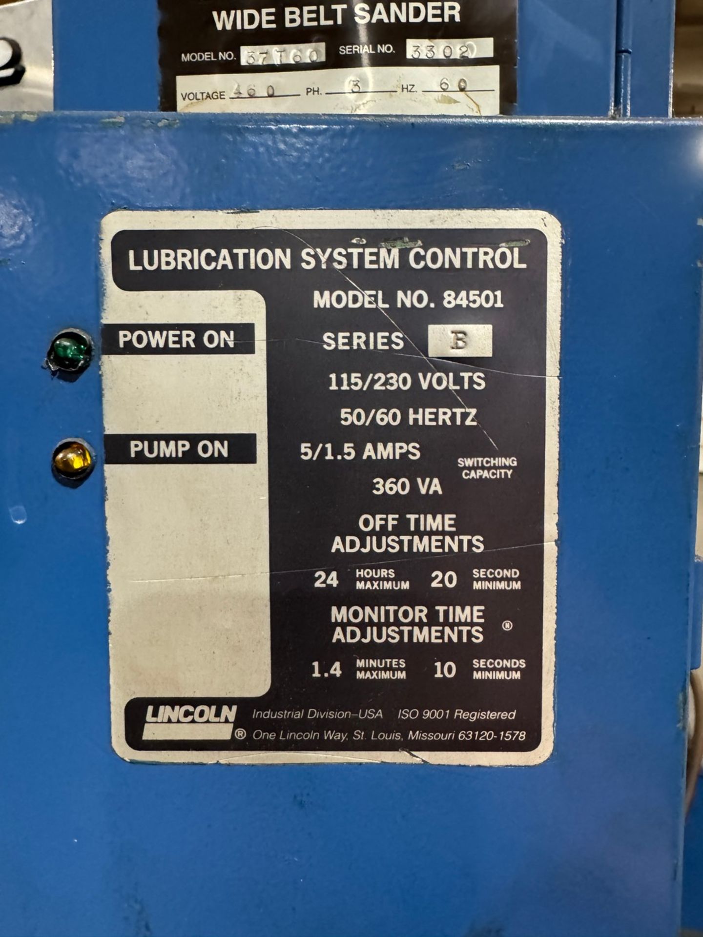 Ramco Model 37T60 36" Wide Belt Sander with Filtration System, S/N 3302 - Image 13 of 20