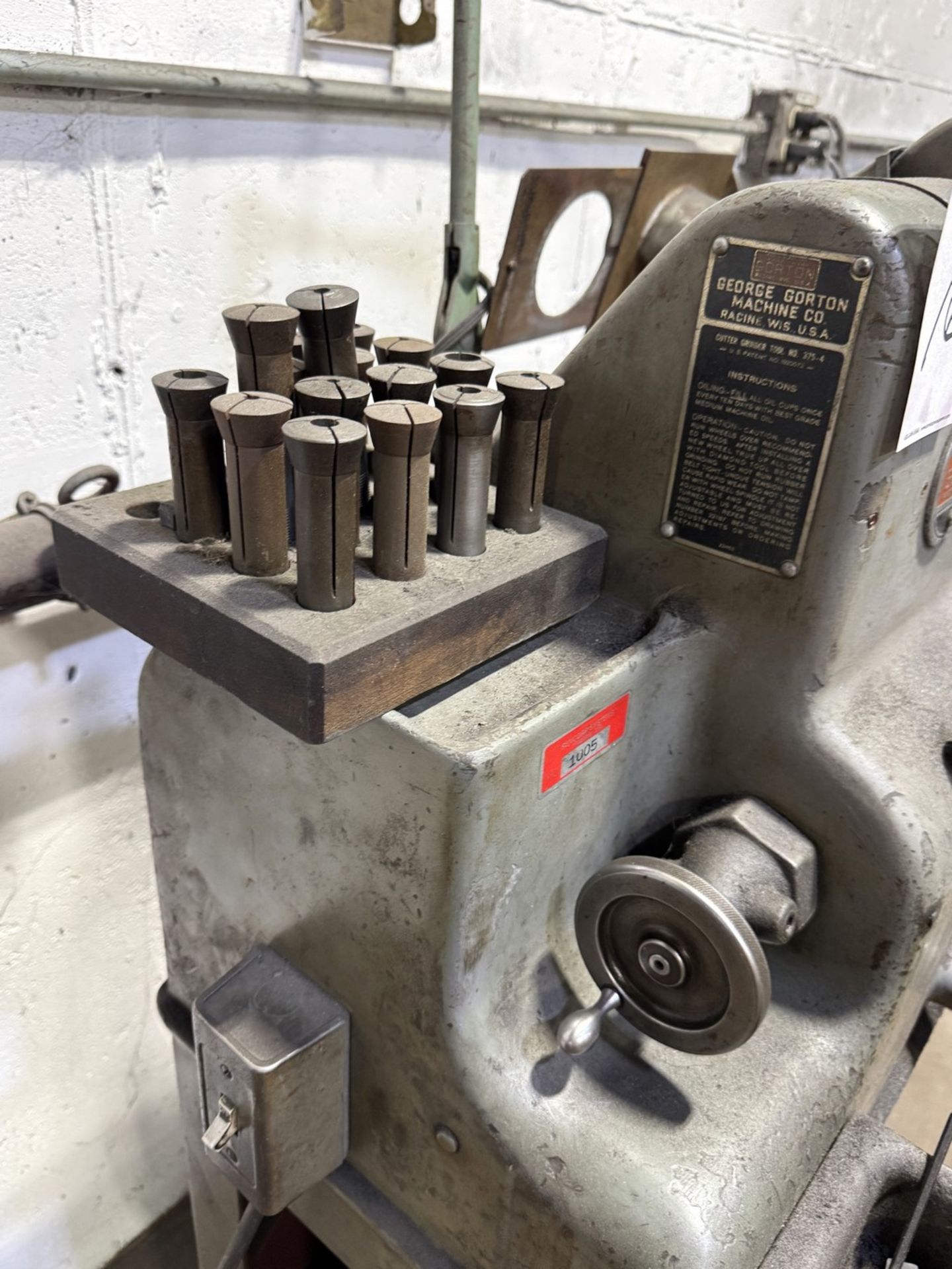 Gorton Cutter Grinder Tool No. 375-4 5/8" Capacity - Image 4 of 7