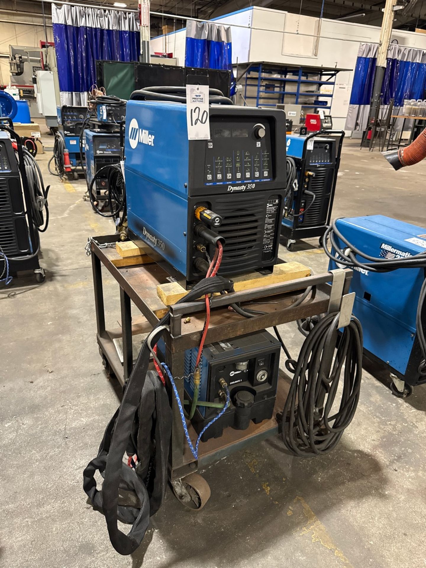 Miller Dynasty 350 Tig/Stick Welder With Coolmate 3
