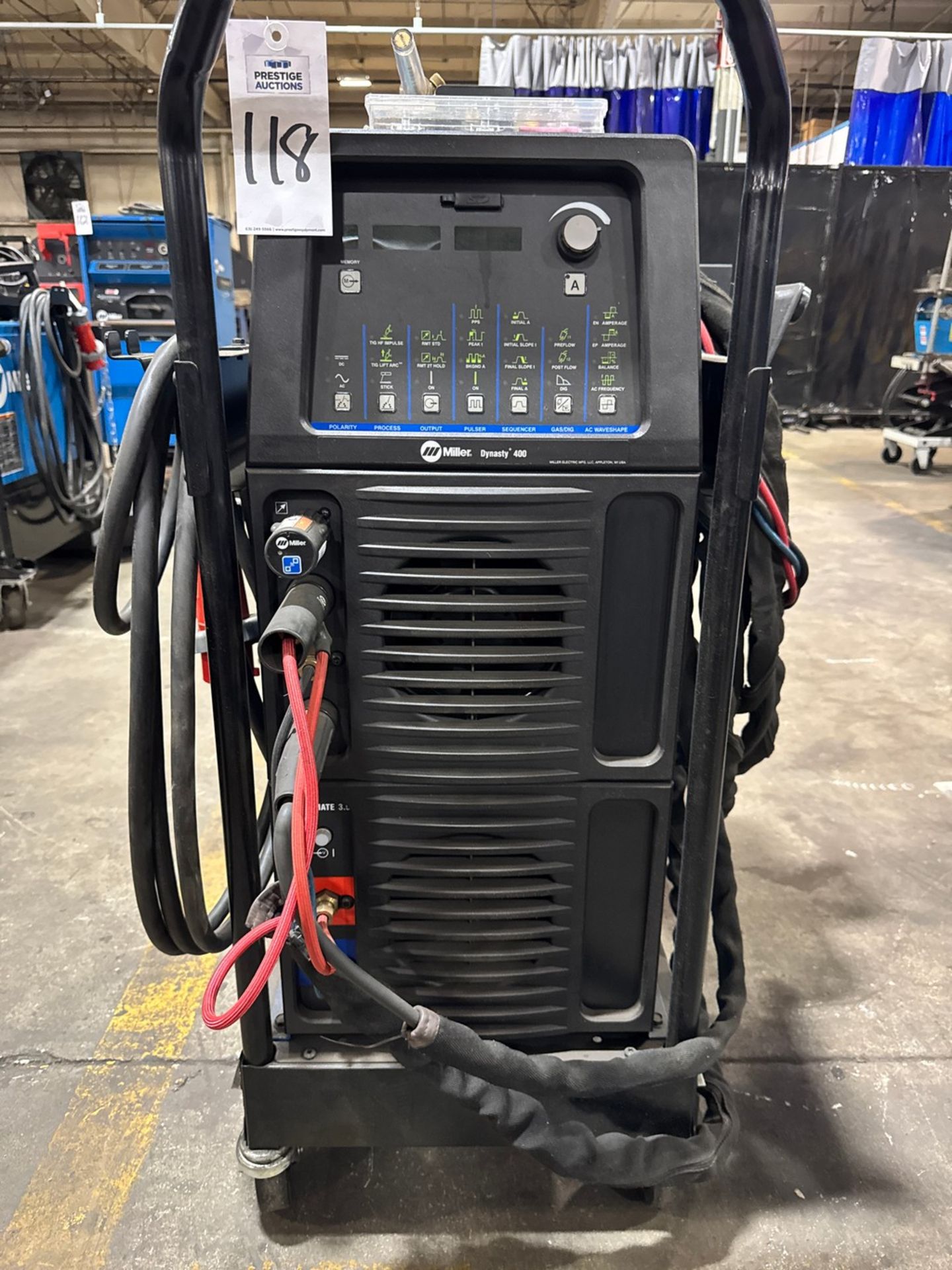 2021 Miller Dynasty 400 Tig/Stick Welder - Image 5 of 9