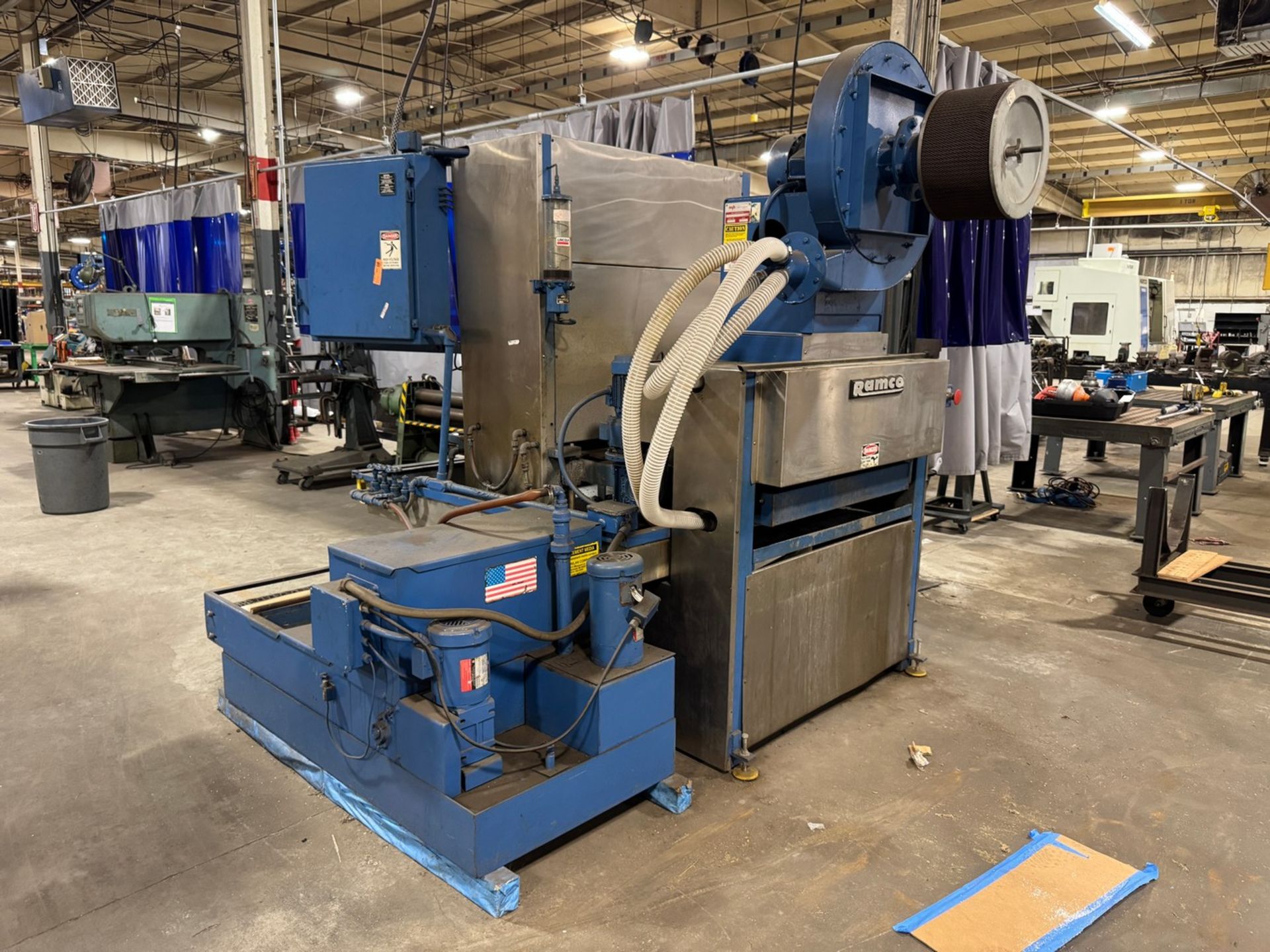 Ramco Model 37T60 36" Wide Belt Sander with Filtration System, S/N 3302 - Image 9 of 20