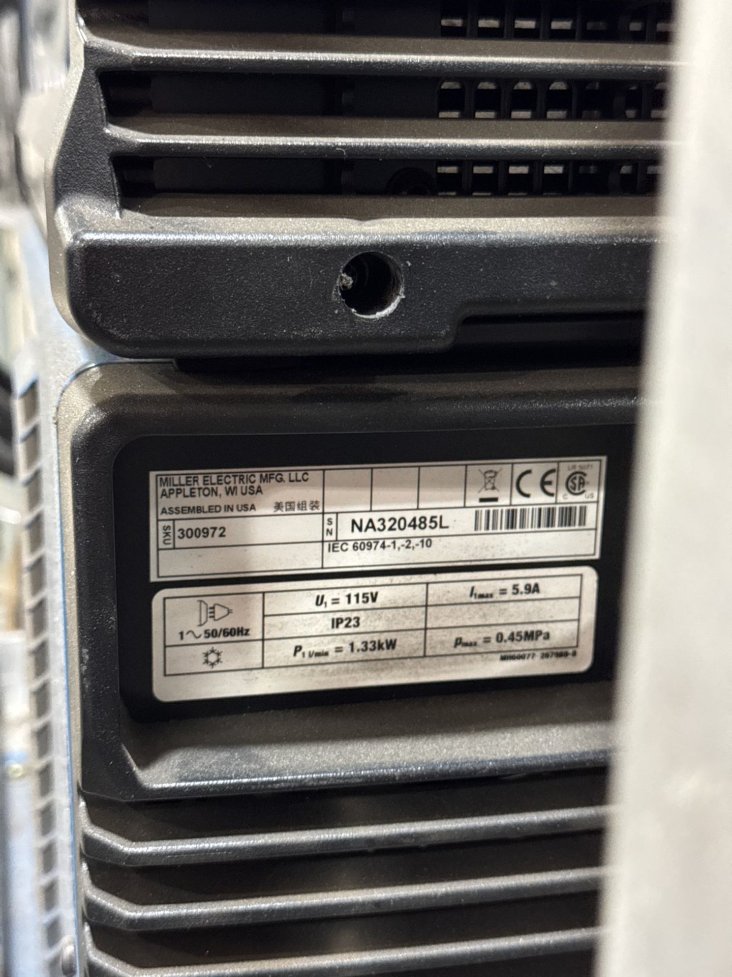 2020 Miller Dynasty 210 Tig/Stick Welder With Coolmate 1.3 - Image 7 of 7