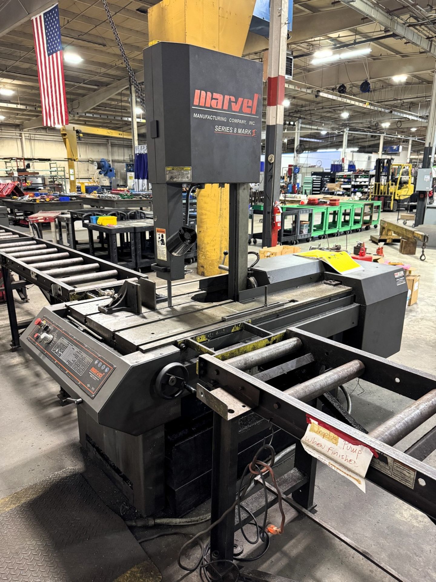 2018 Marvel 8-Mark-II-V Vertical Bandsaw - Image 3 of 14