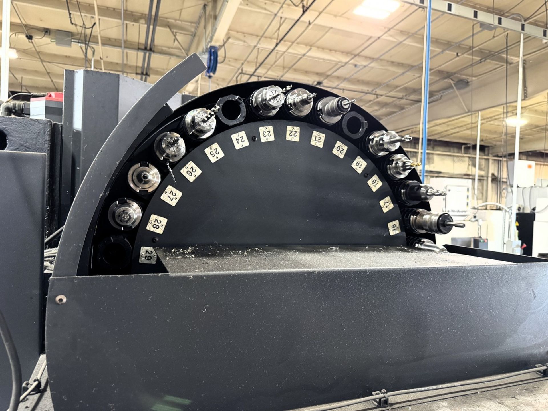 2015 Doosan DNM 500 II Vertical Machining Center, Fanuc i CNC, 12,000 RPM, 30 ATC, Chip Conveyor - Image 11 of 20