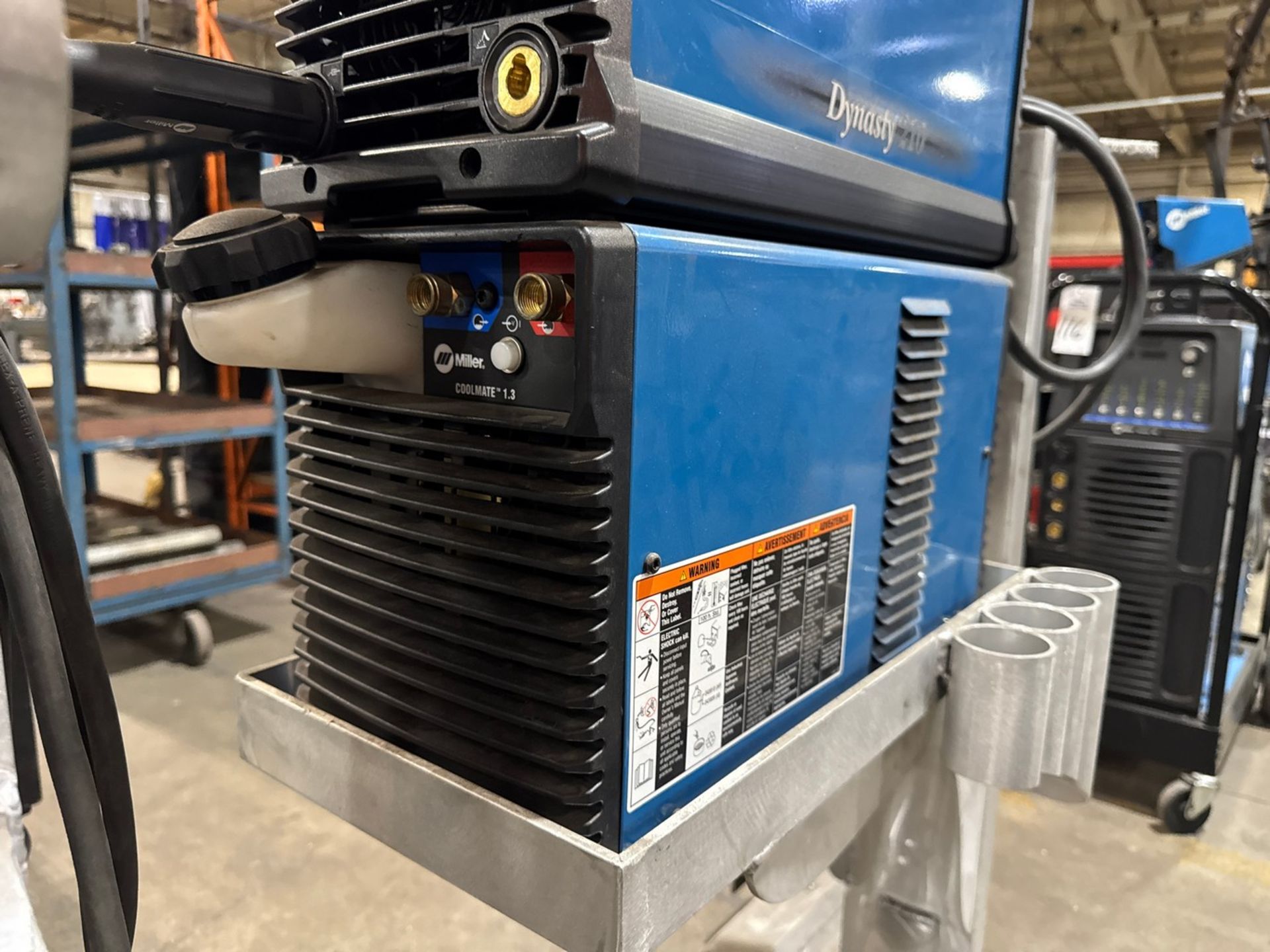 2020 Miller Dynasty 210 Tig/Stick Welder With Coolmate 1.3 - Image 6 of 7