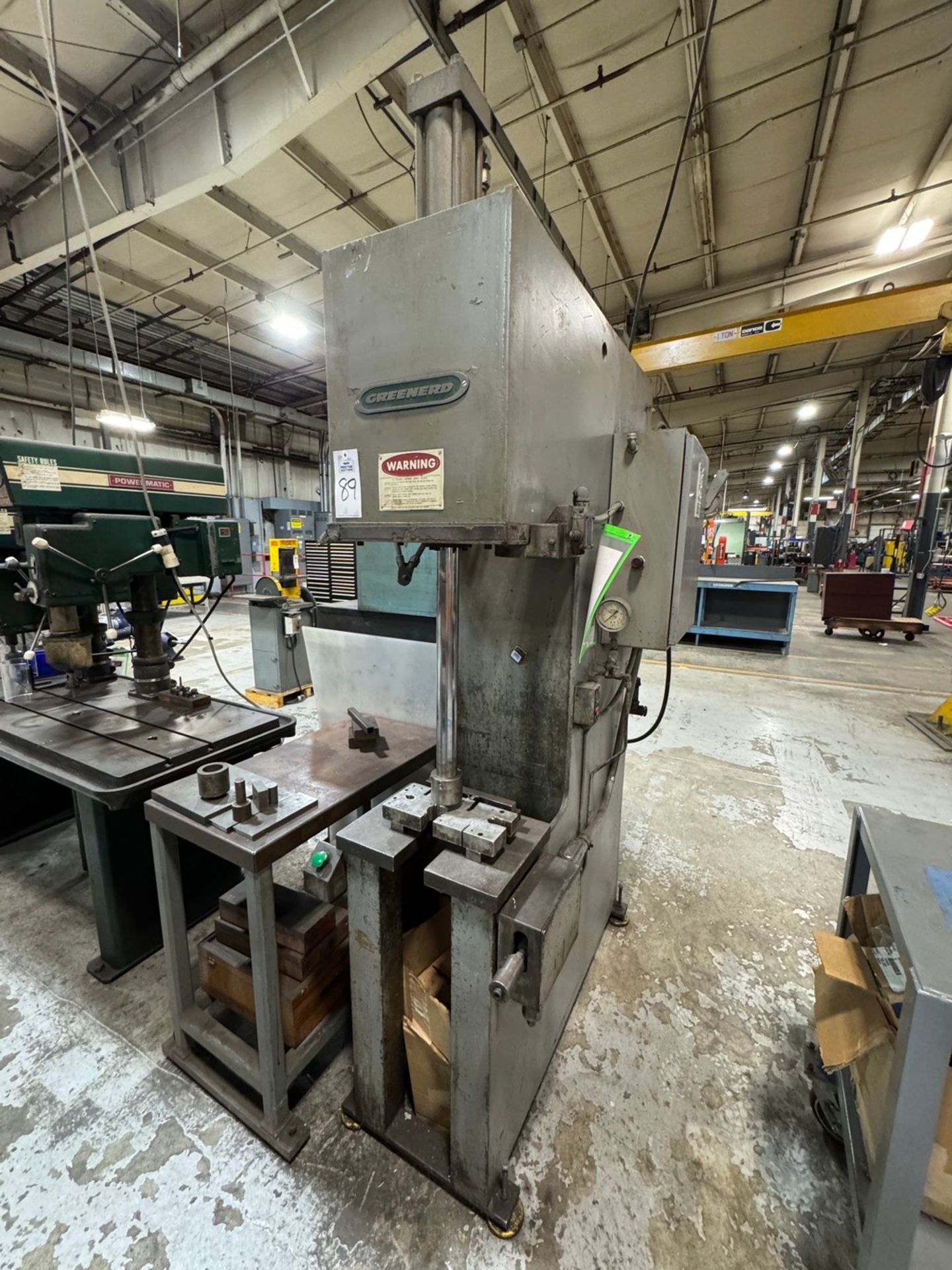 Greenerd Hydraulic HA-8-2 8-Ton Hydraulic C-Frame Press