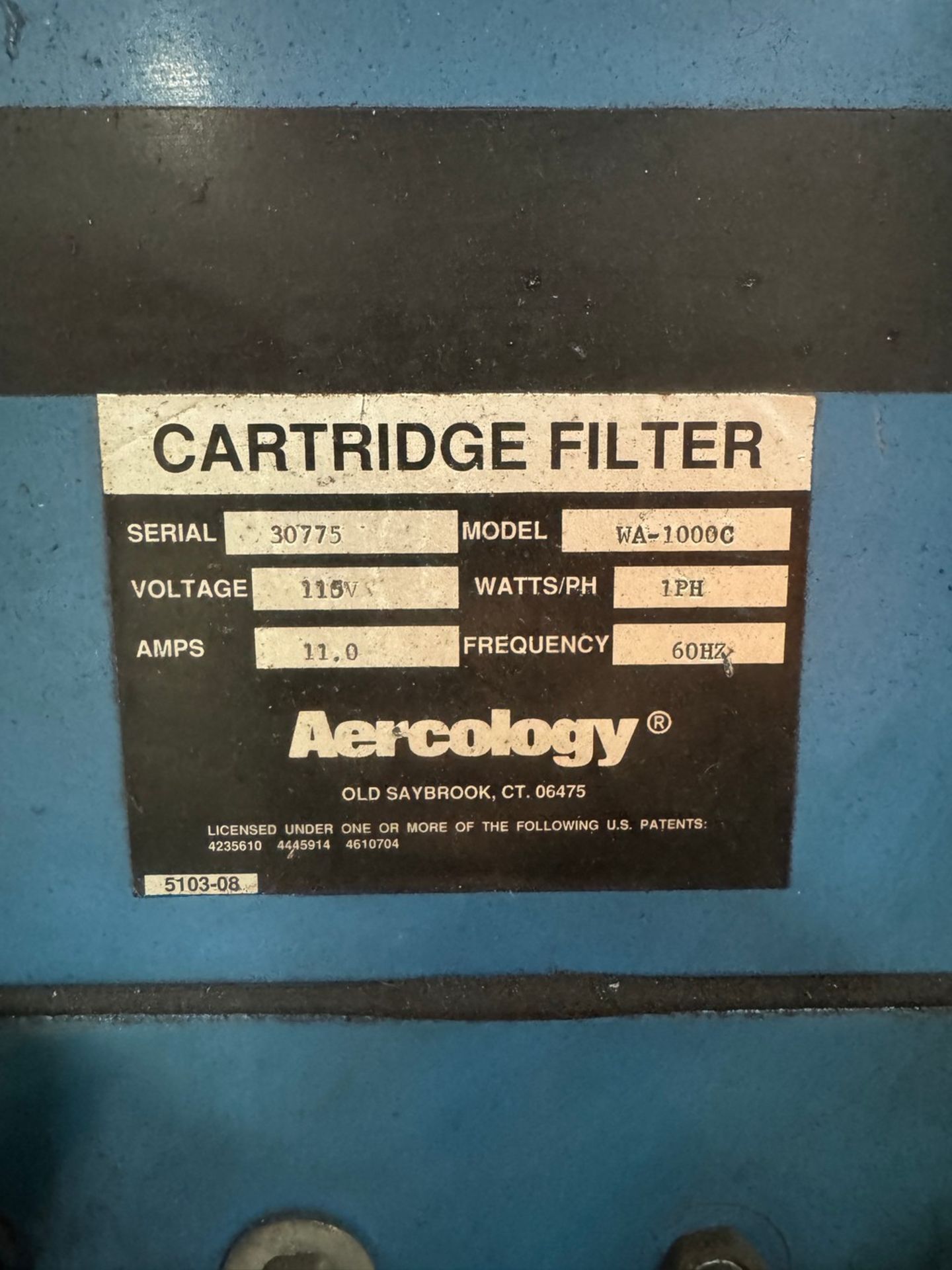 Aercology's Weld Air Portable Air Cleaner Model: WA-1000C, 115V - Image 5 of 5