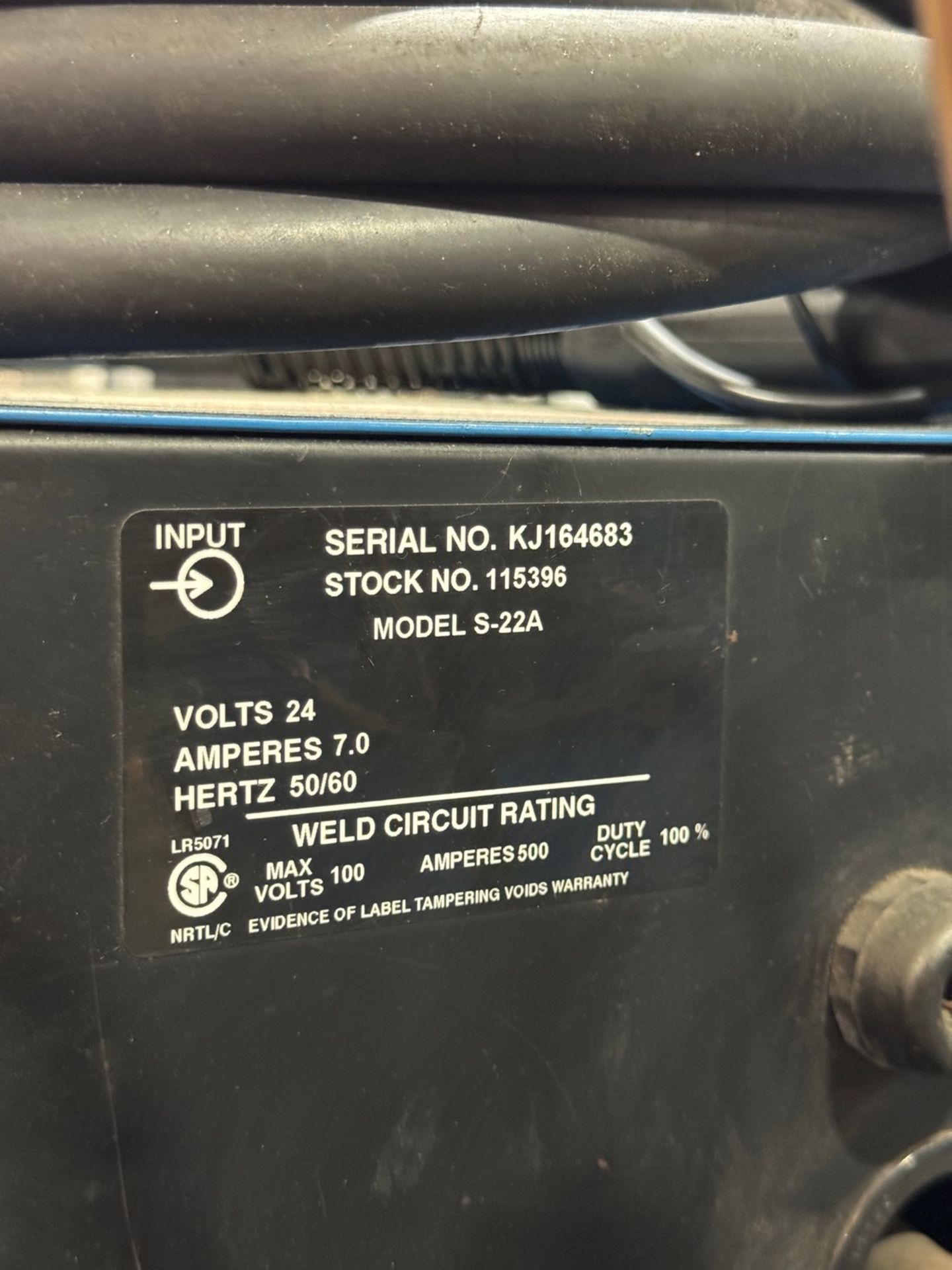 Miller Deltaweld 302 Mig Welder With S-22A Wire Feeder - Image 9 of 9