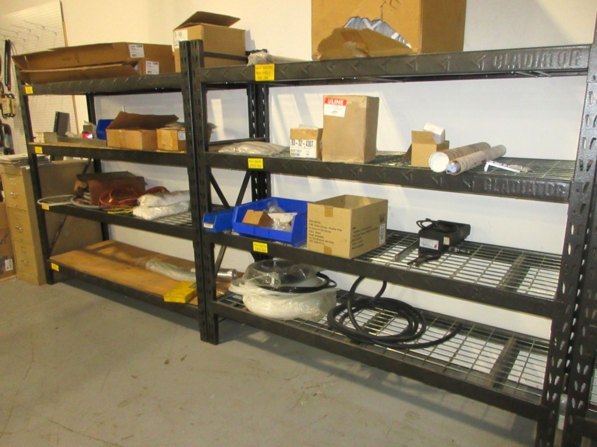 Contents of Caged Area, including Caging (no manuals)