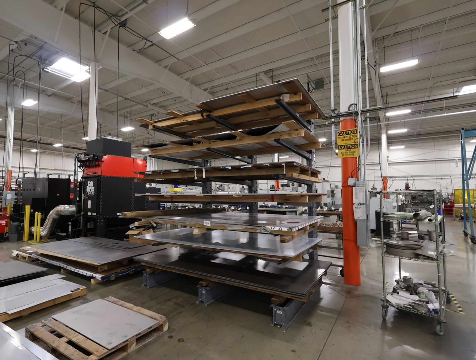Section of Cantilever Racking, w/ 10' x 44