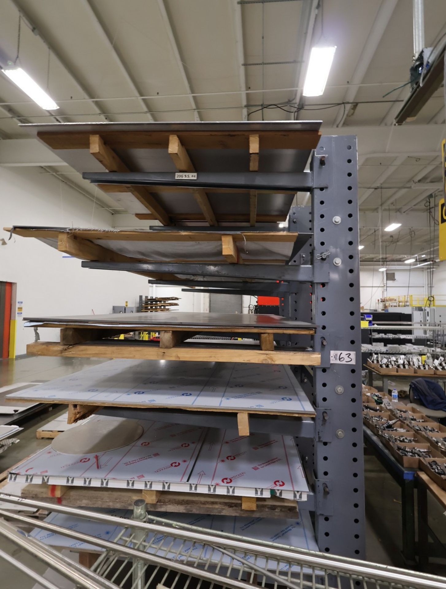 Section of Cantilever Racking, w/ 10' x 44