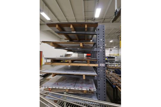 Section of Cantilever Racking, w/ 10' x 44