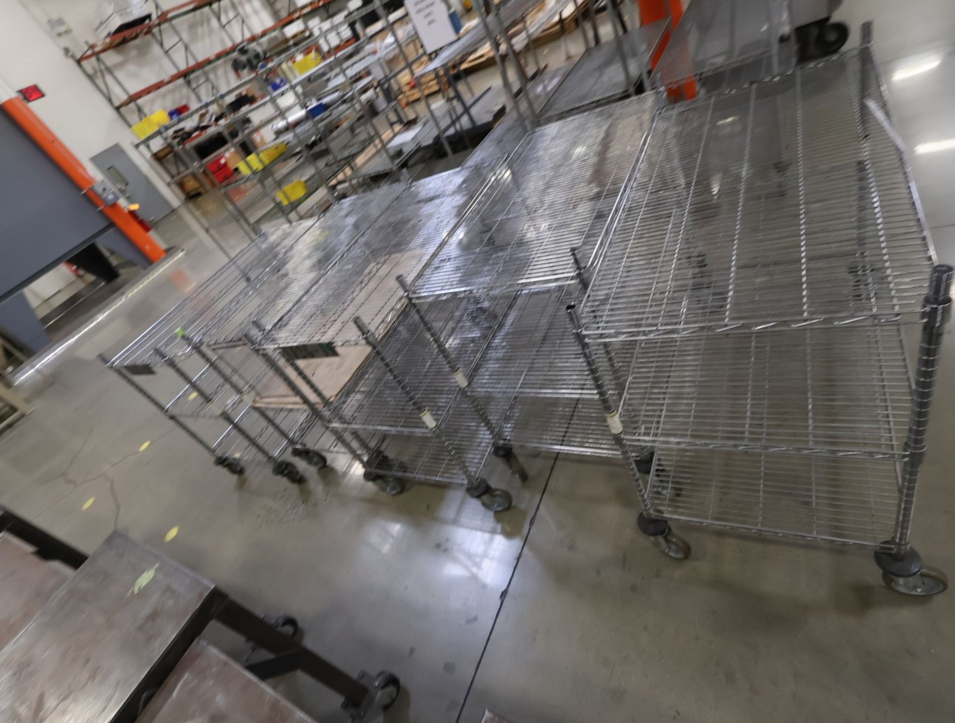 (5) 3-Tier Metal Chrome Wire Racks