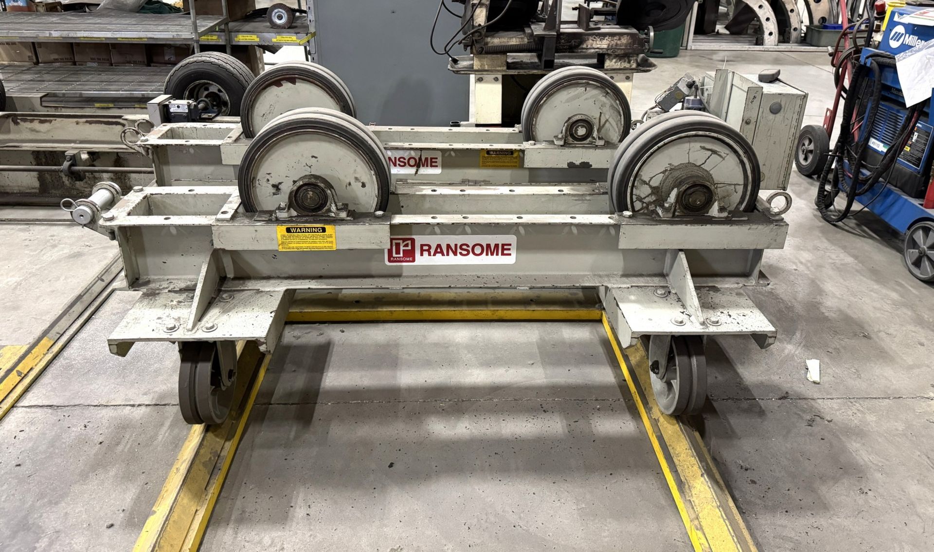 (1) Set of Ransome & (1) Set of Mfg. Unknown Tank Turning Rolls