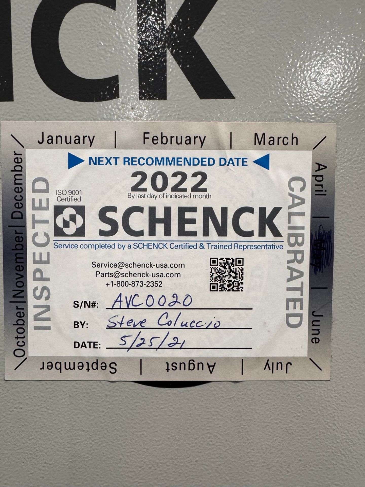 Schenck HBAC/CAB706 Vertical Balancer - Image 11 of 12