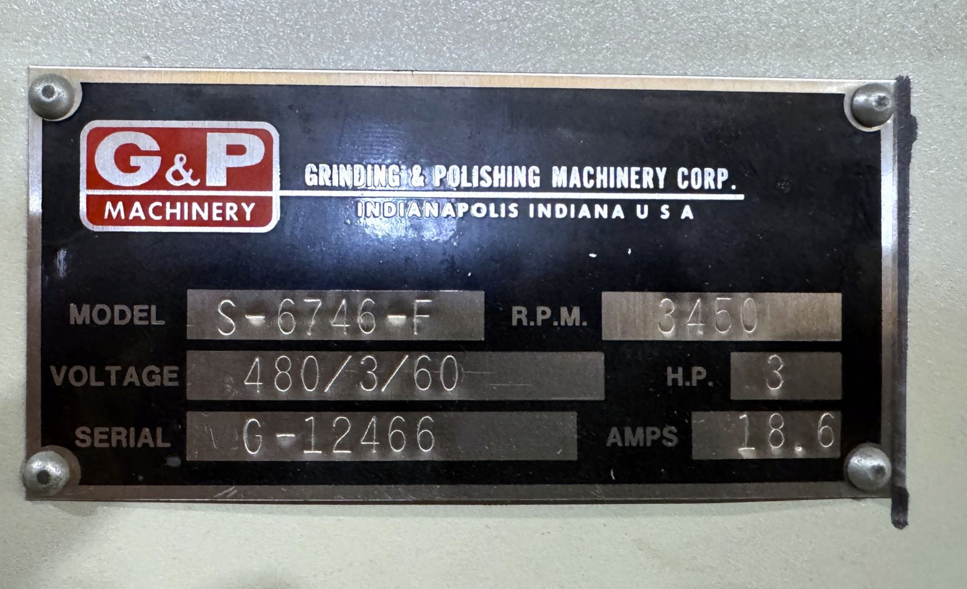 G & P Machinery S-6746-F 24’ Longitudinal Seam Weld Grinder - Image 16 of 19