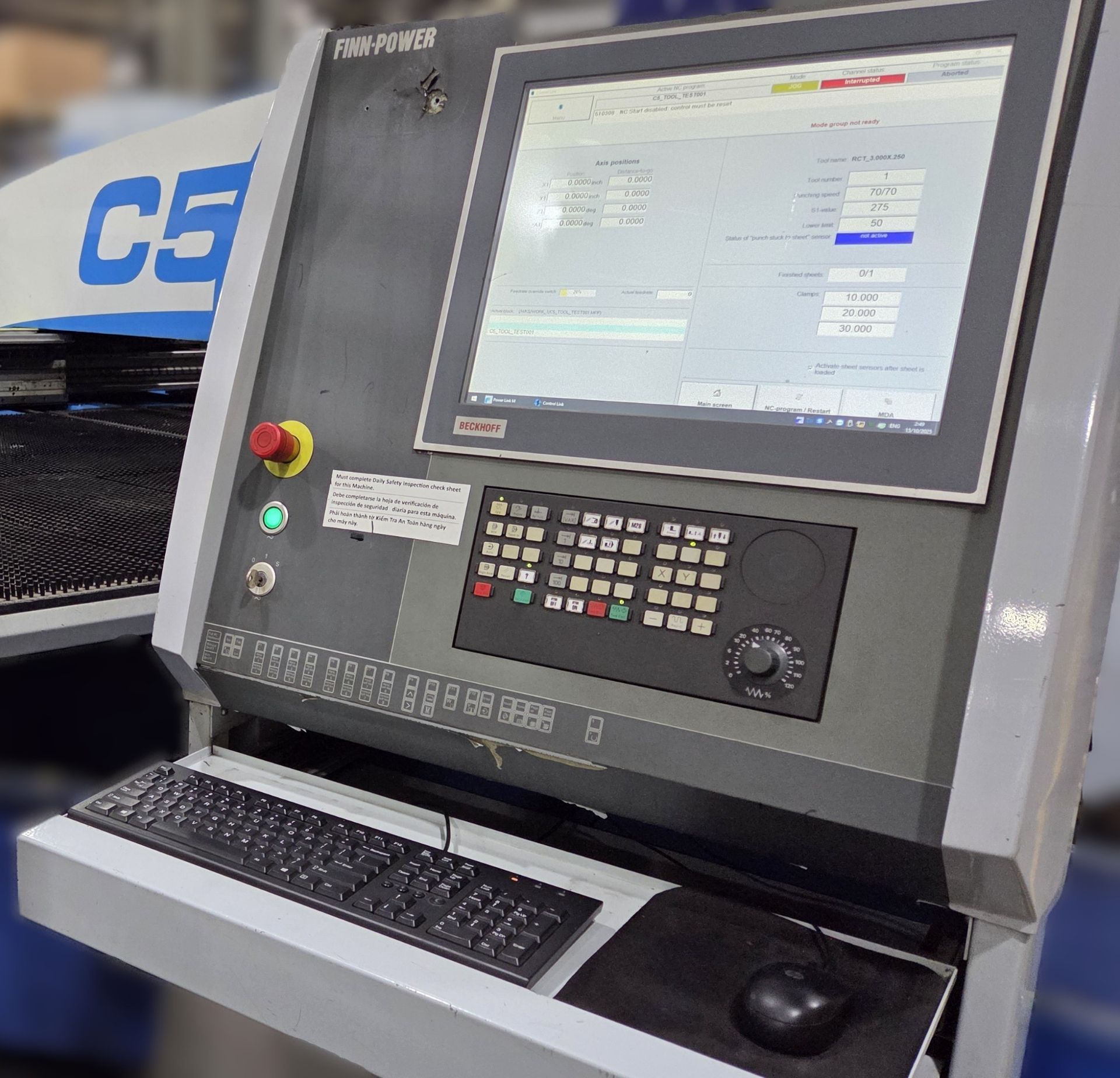 Finn-Power C5 33 Ton Turret Punch Press - Image 4 of 7