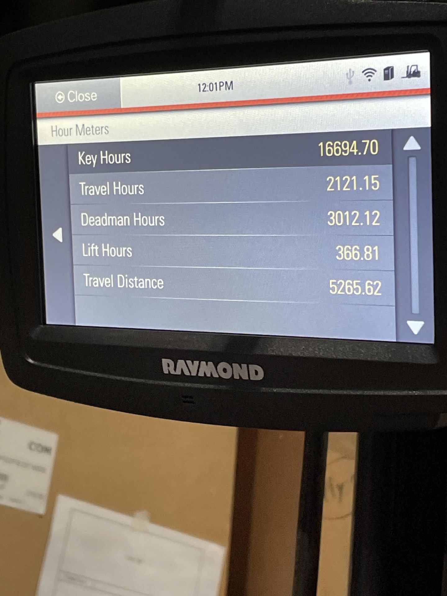 Raymond 750-R45TT Forklift - Image 4 of 4
