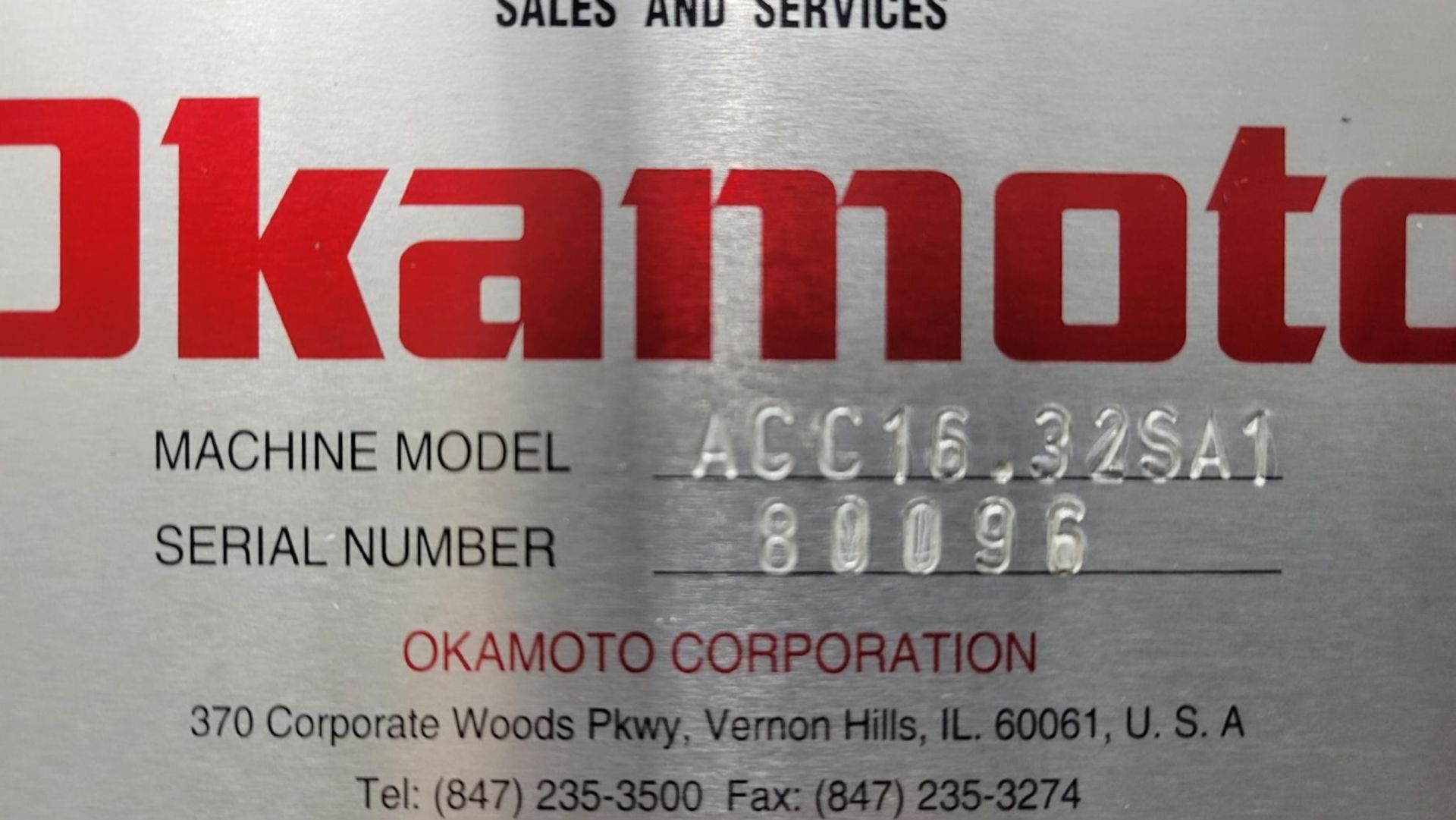 2024 Okamoto 16" x 32" Horizontal Surface Grinder - Image 9 of 9