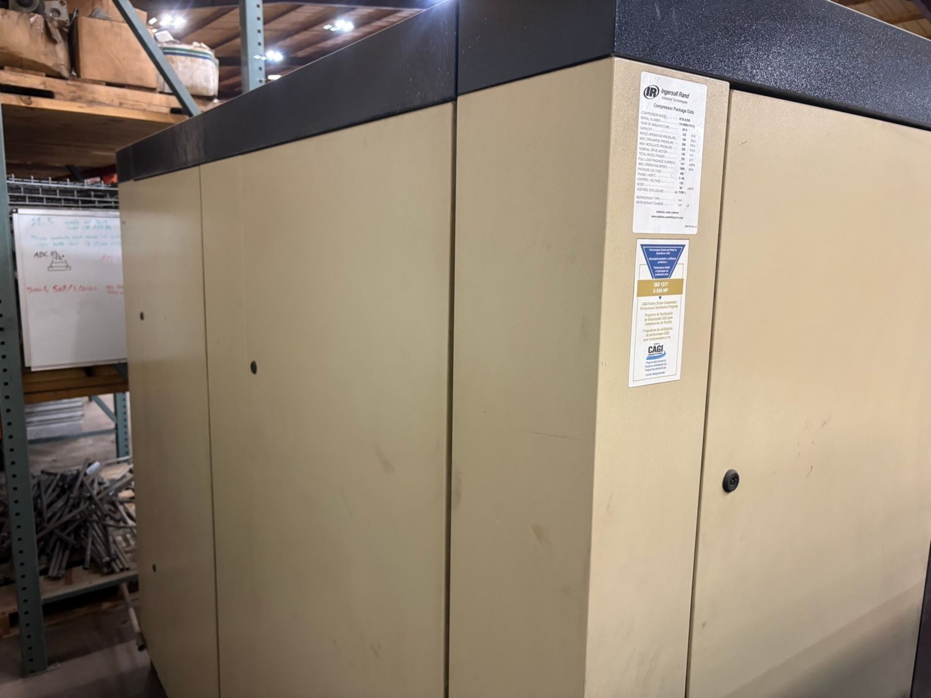 2016 Ingersoll R5I-A200 Rotary Screw Air Compressor with Air Dyer - Image 2 of 8